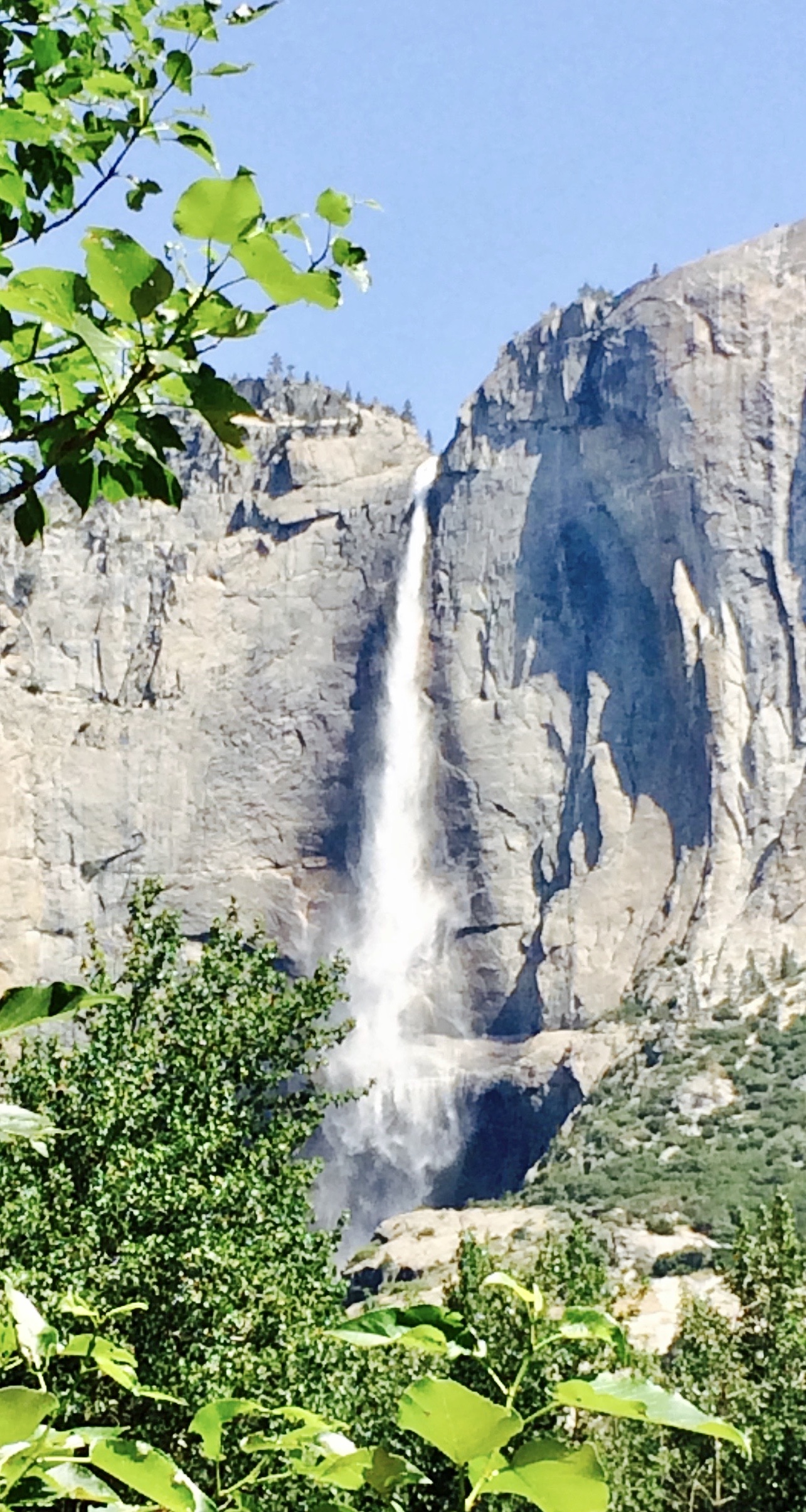 Yosemite has the beautiful 620 foot Bridalveil Falls