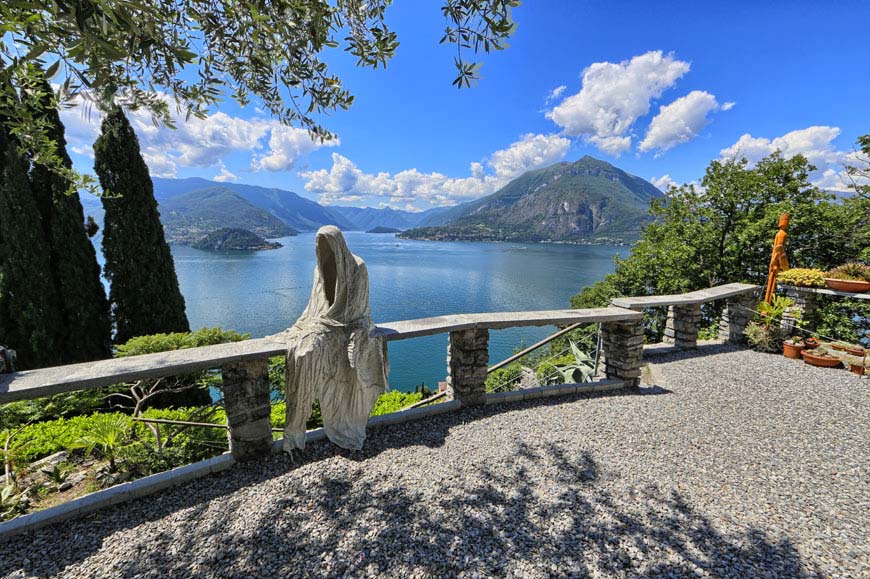 Castello Vezio overlooks Lake Como above Varenna